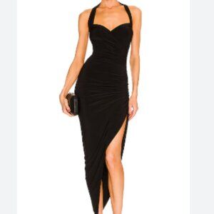 Cayla Side Drape Gown Norma Kamali